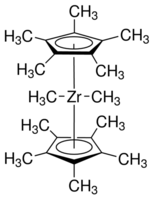 Dimethylbis(pentamethylcyclopentadienyl)zirconium Chemical Structure